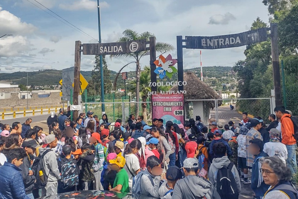 Menores del curso de verano del Ayuntamiento de Tlaxcala concluyeron otra semana de actividades con visita al Zoológico